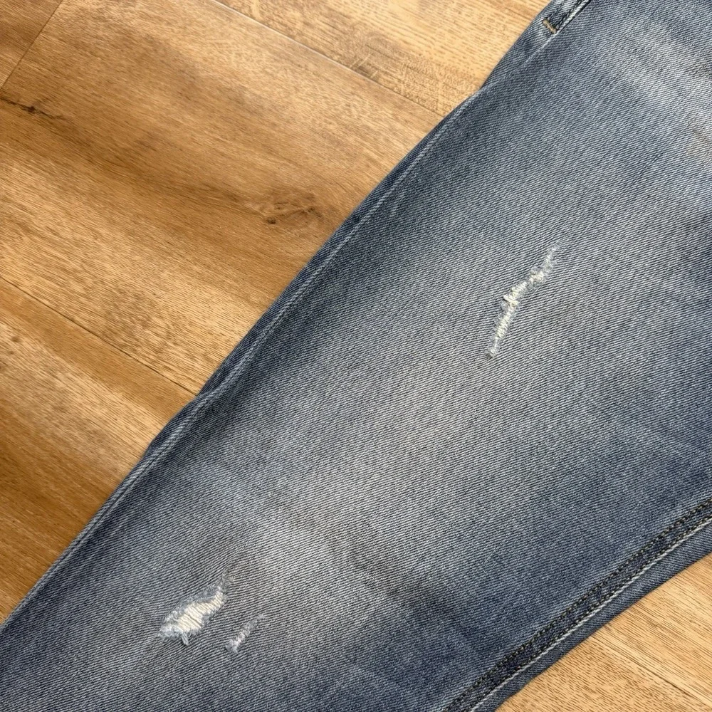 Diesel Krayver Jeans Men 31x32 Blue Slim Carrot Stretch Distressed Denim R248D